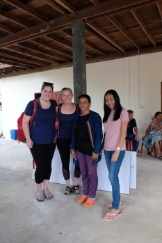 Meeting our homestay moms